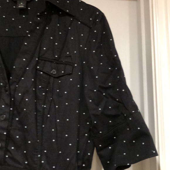 White House Black Market Polka dot Midi Dress - Picture 5 of 14